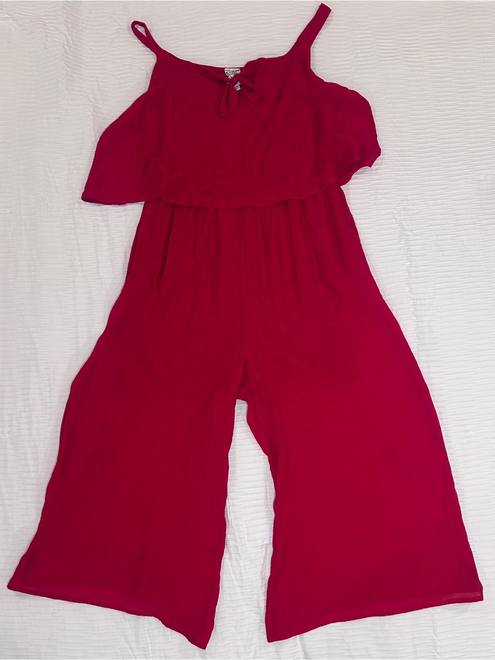 Naïf Red Cold Shoulder Romper XL NWT